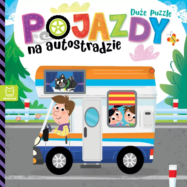 Duże puzzle. Pojazdy na autostradzie - tantis.pl