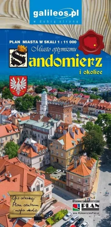 Plan miasta - Sandomierz i okolice 1:11 000 - tantis.pl