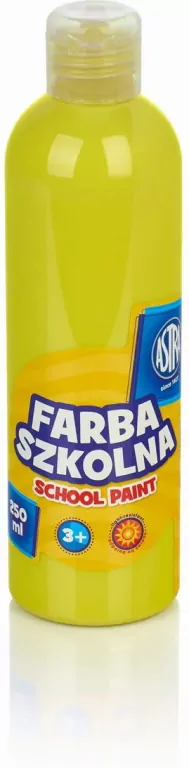 Farba szkolna naturalna tempera 250 ml cytrynowa - tantis.pl