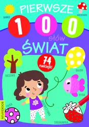 Pierwsze 100 słów. Świat z naklejkami