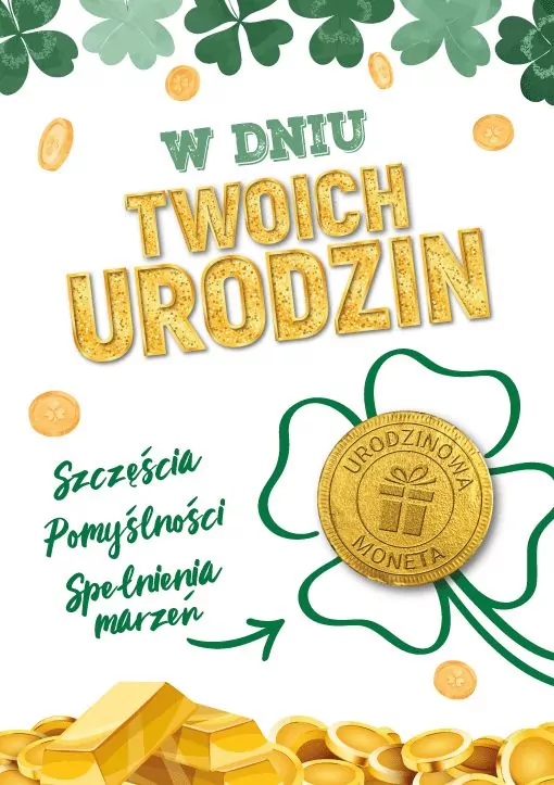 Karnet urodziny - tantis.pl