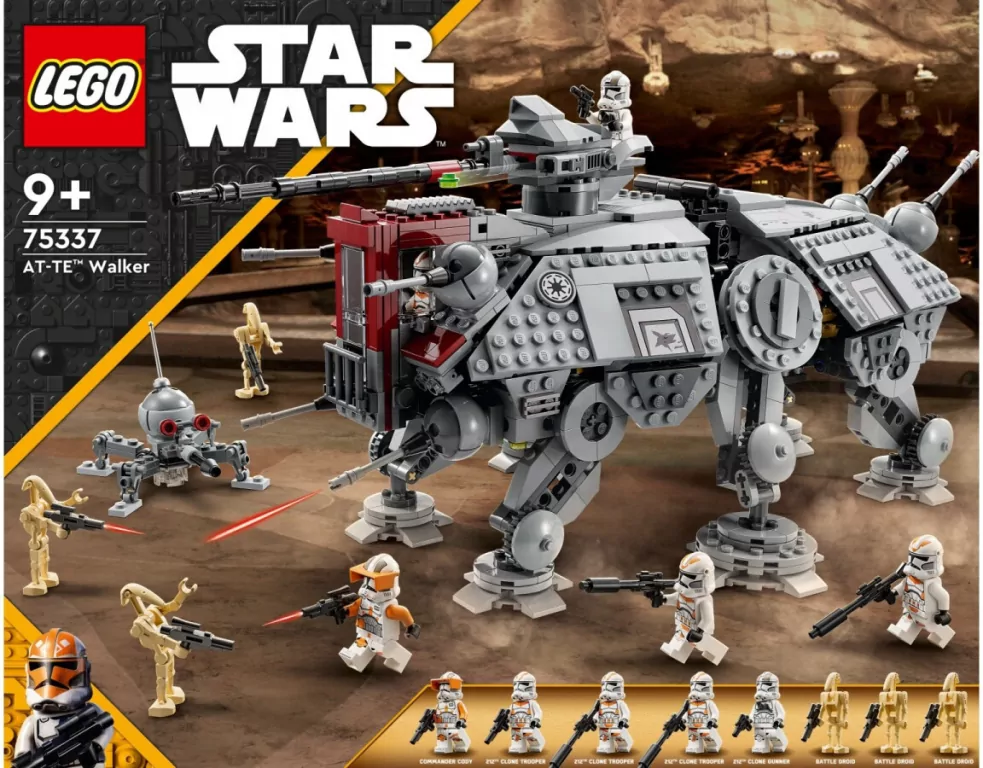 LEGO® Star Wars. Maszyna krocząca AT-TE. 75337 - tantis.pl
