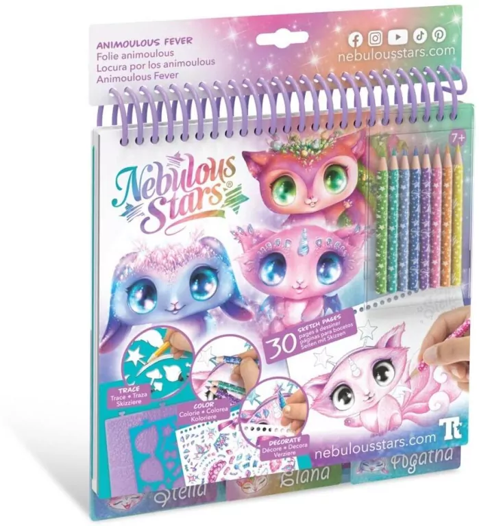 Szkicownik z magicznymi zwierzątkami - tantis.pl