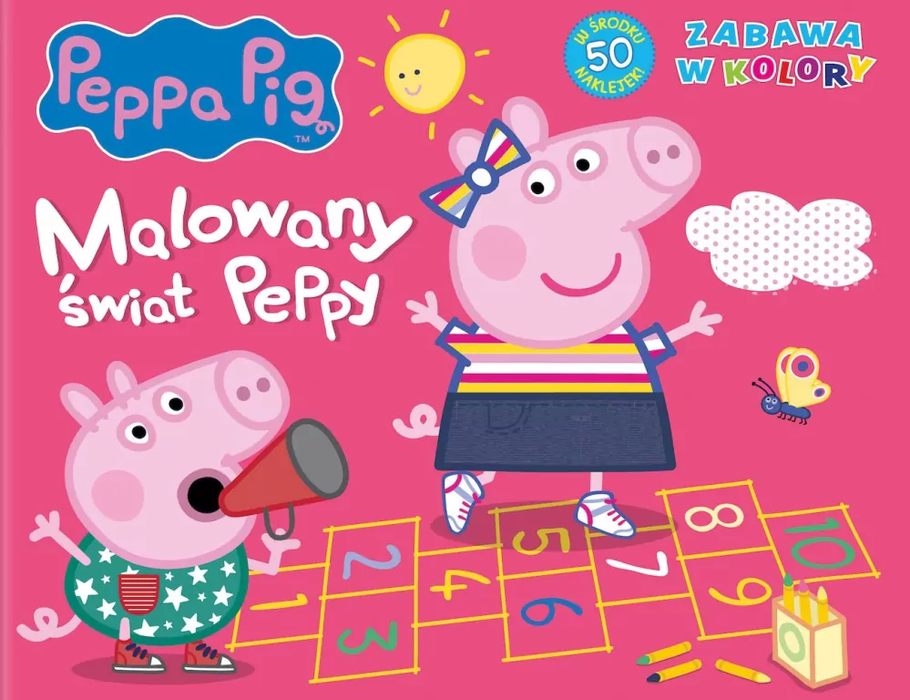 Peppa Pig. Zabawa w kolory cz. 6 Malowany świat Peppy - tantis.pl