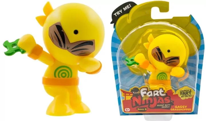 Figurka Ninja Gassy Grasshopper z dźwiękiem - tantis.pl