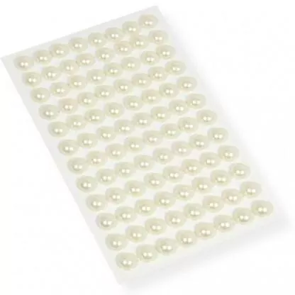 Perełki samoprzylepne białe 10mm - tantis.pl