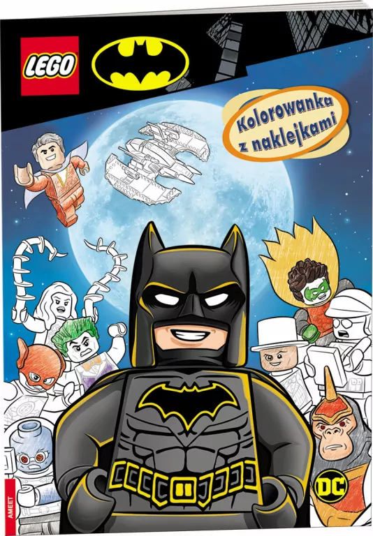 LEGO® Batman. Kolorowanka z Naklejkami - tantis.pl