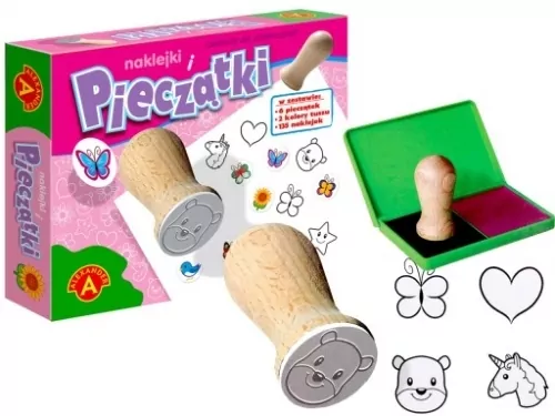 Naklejki i pieczątki. Zabawka dla dziewczynek - tantis.pl