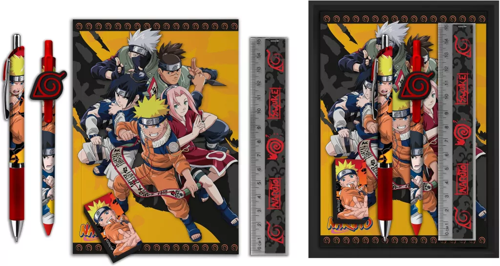 Zestaw piśmienniczy Naruto 5 el. NA00007 - tantis.pl