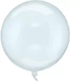 Balon Kula transparentny niebieski 40cm - tantis.pl