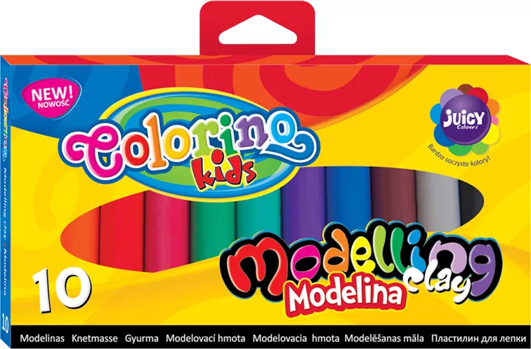 Colorino Kids. Modelina, 10 kolorów - tantis.pl