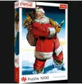 Trefl. Puzzle 1000 Coca-Cola: Mikołaj na śniegu - tantis.pl