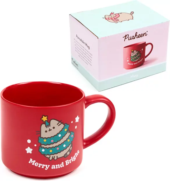 Świąteczny kubek Pusheen - tantis.pl