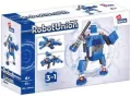 Klocki konstrukcyjne Alleblox RobotUnion 62el niebieski - tantis.pl