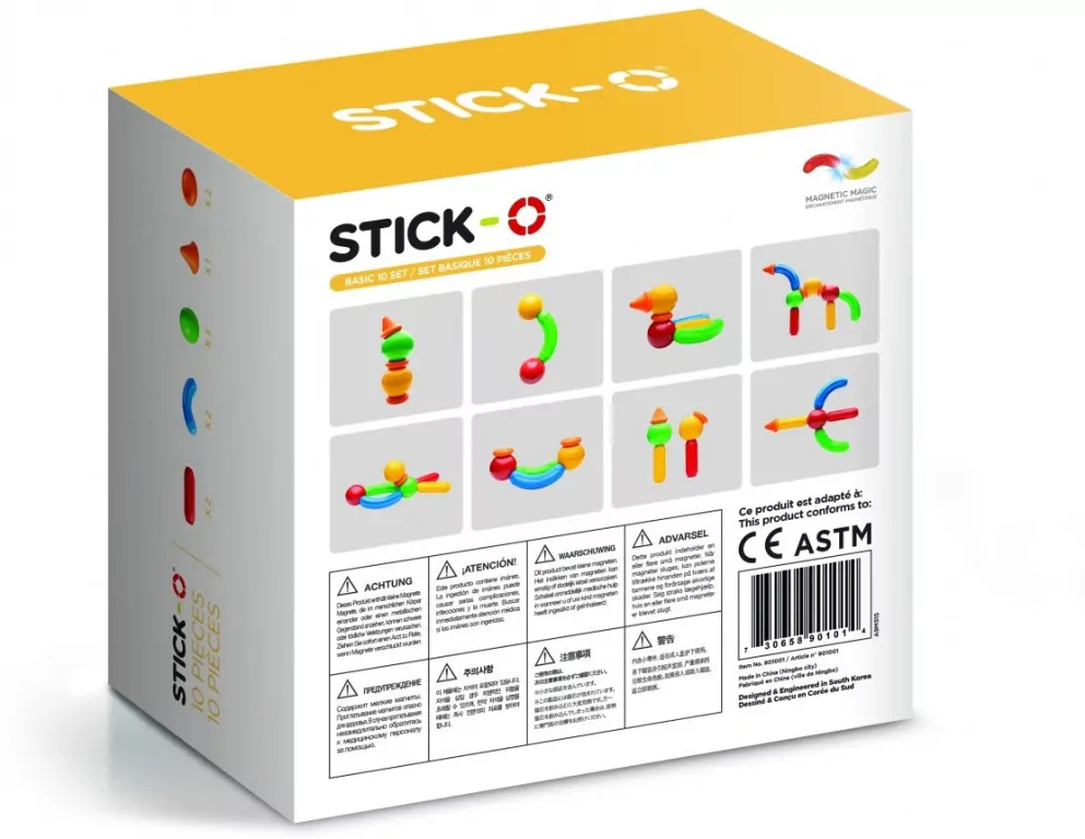 Magformers Stick-O Basic 10 Set - tantis.pl