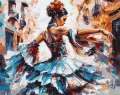 Malowanie po numerach. Dama w tańcu 40x50cm - tantis.pl