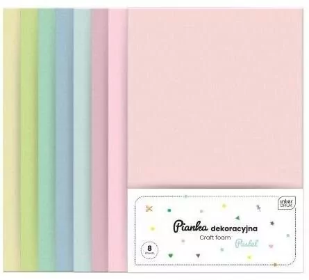Pianka dekoracyjna 8szt pastel - tantis.pl
