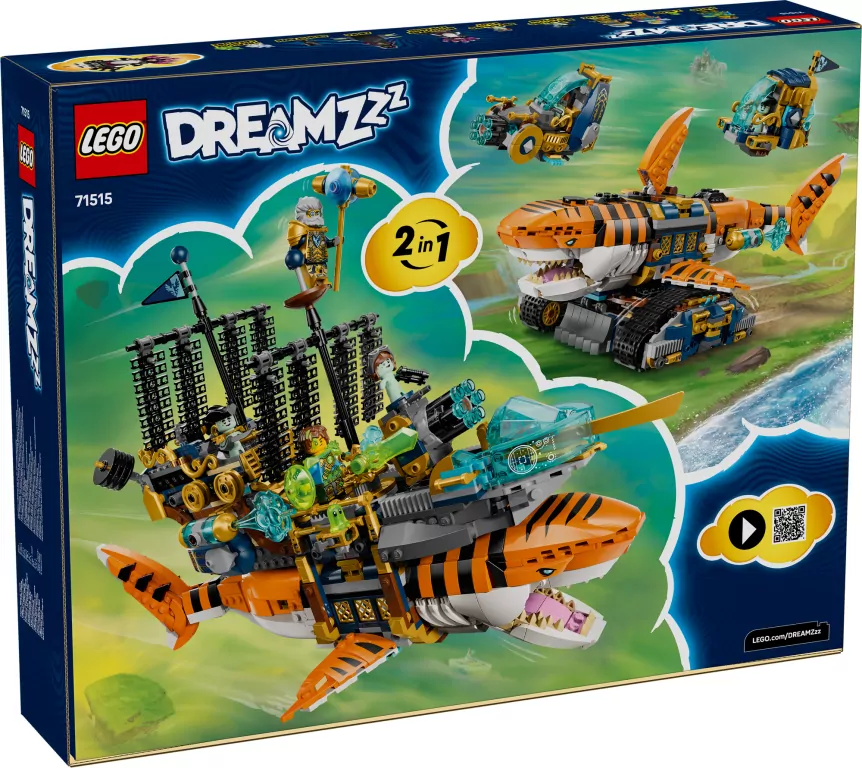 LEGO® DREAMzzz. Rekinoczołg tygrysi 71515 - tantis.pl
