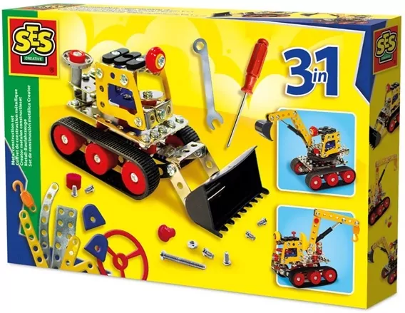 SES Metal.zest.konstrukc.Pojazdy budowl.3w1 14269 - tantis.pl