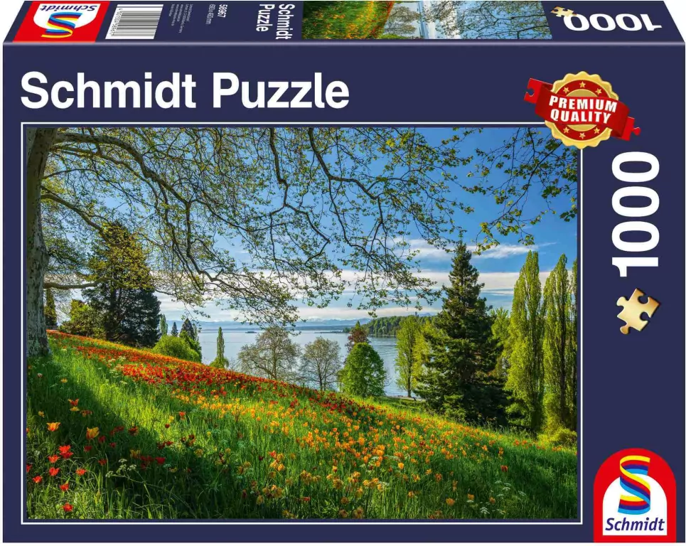 Puzzle PQ 1000 Wyspa kwitnących tulipanów G3 - tantis.pl