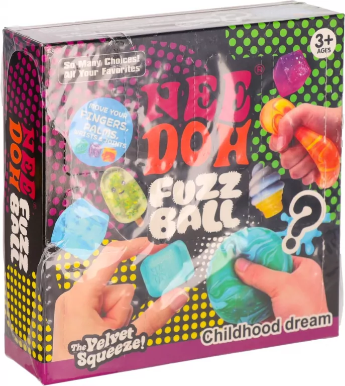 GNIOTEK KALENDARZ 10EL MIX FUZZ BALL 15X15X4 PUD - tantis.pl