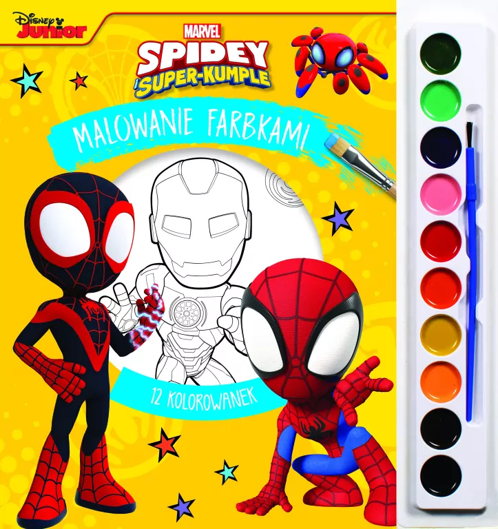 Malowanie farbkami. Marvel Spidey i Super-kumple - tantis.pl