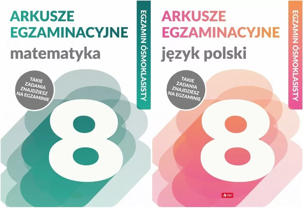 Pakiet: Arkusze egzaminacyjne. Język polski / Matematyka. Egzamin ósmoklasisty - tantis.pl