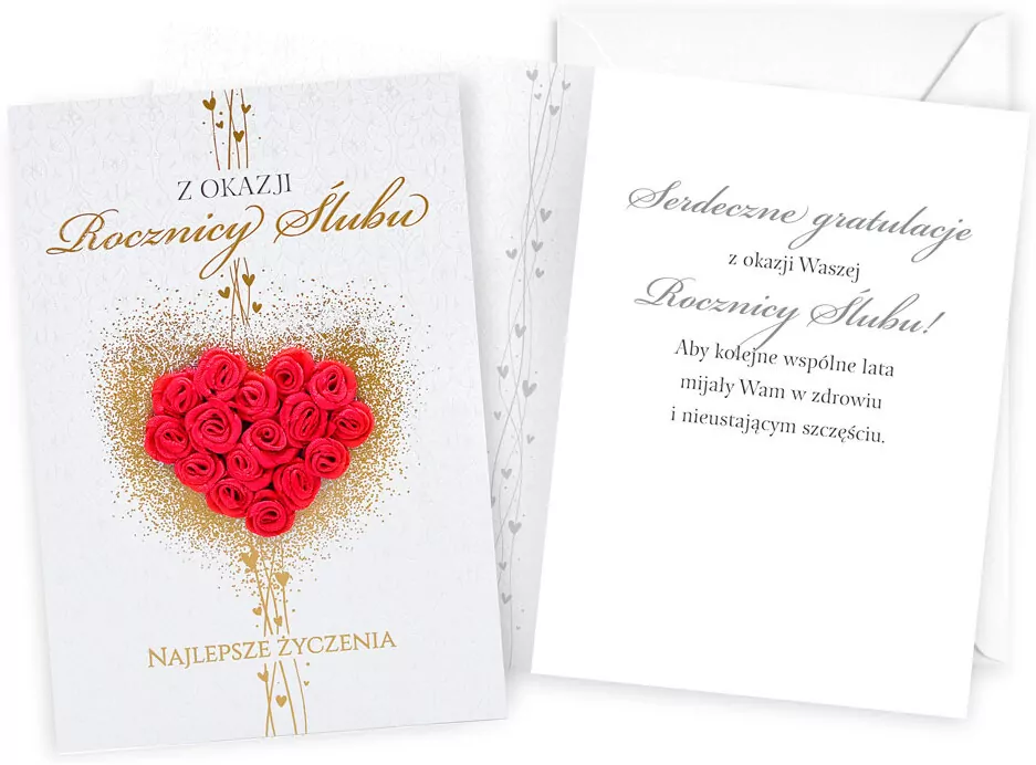 Karnet Rocznica ślubu - tantis.pl