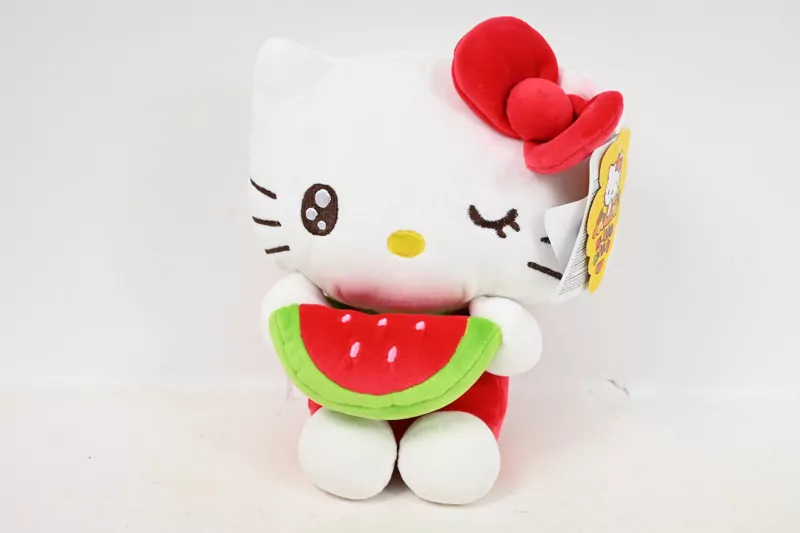 Hello Kitty Macedonia - plusz Arbuz 25cm - tantis.pl