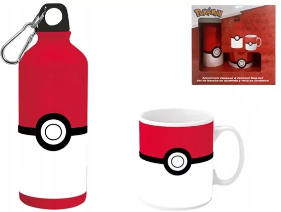 Kubek + butelka Pokemon 500ml PK00022 - tantis.pl