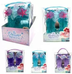 Pantofelki księżniczki niebieskie MIX