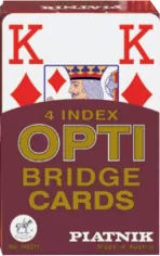 Karty brydż. Opti brydż, 4 indeksy - tantis.pl