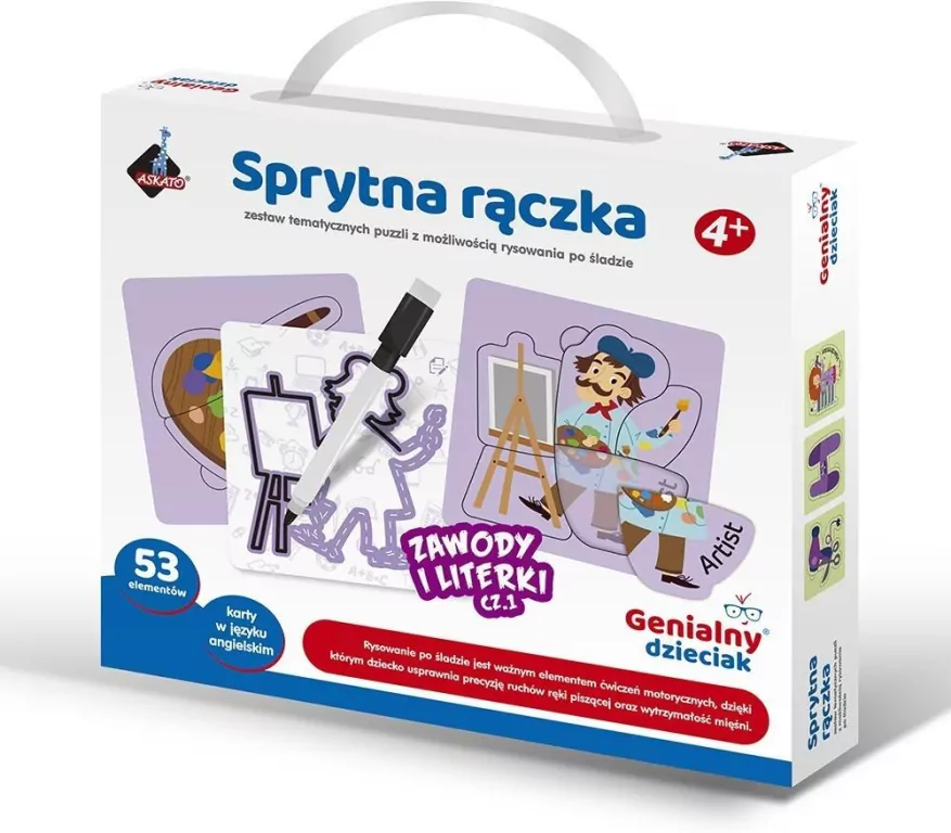 Sprytna rączka - zawody i literki 53el - tantis.pl