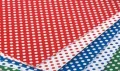 Karton w kropki 25x35cm 300g. 10 arkuszy - tantis.pl