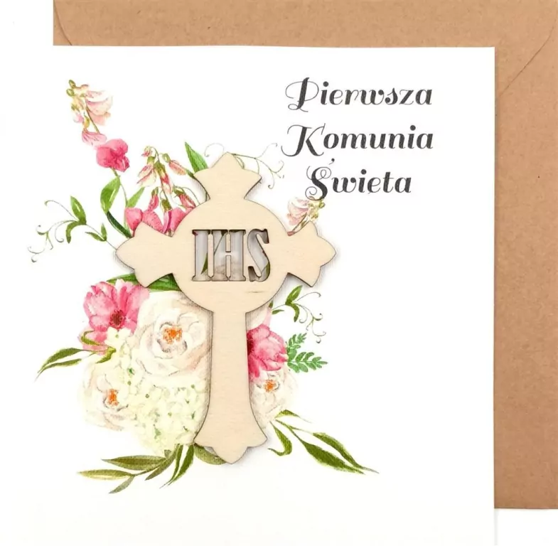 Kartka Pierwsza Komunia Święta - tantis.pl