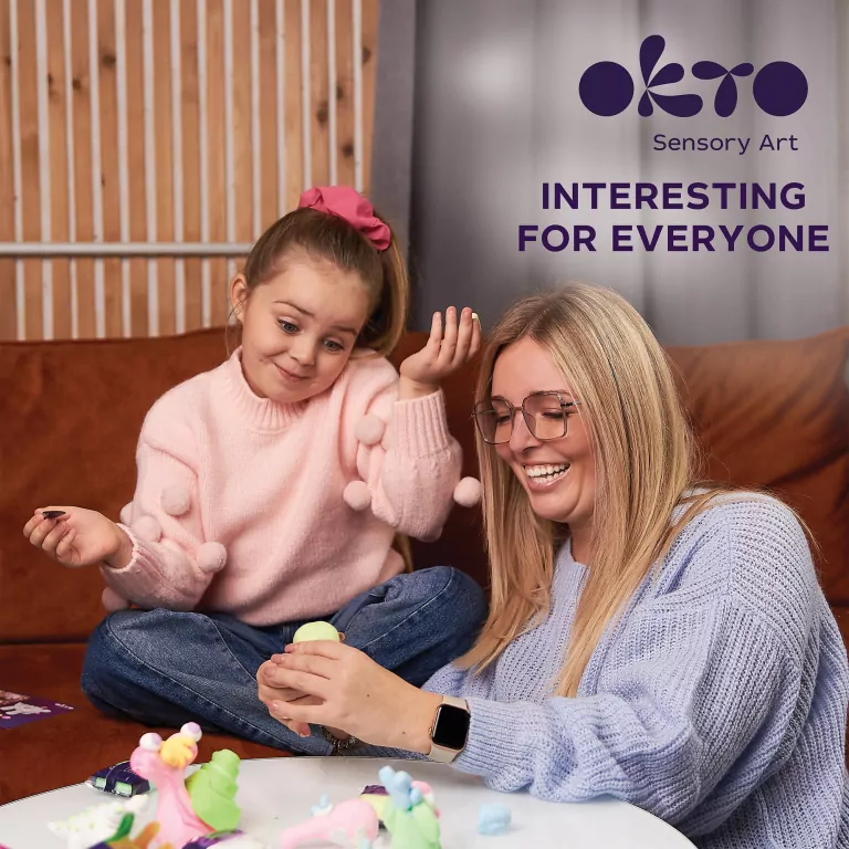 Zestaw lekkiej ciastoliny piankolina Biel&Pastele - tantis.pl