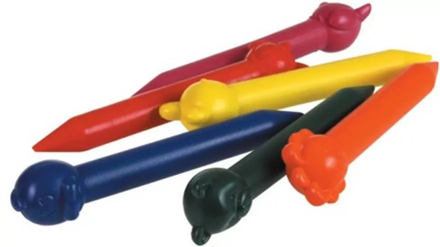 Kredki świecowe. Zwierzątka. Colorino Kids. 6 kolorów - tantis.pl
