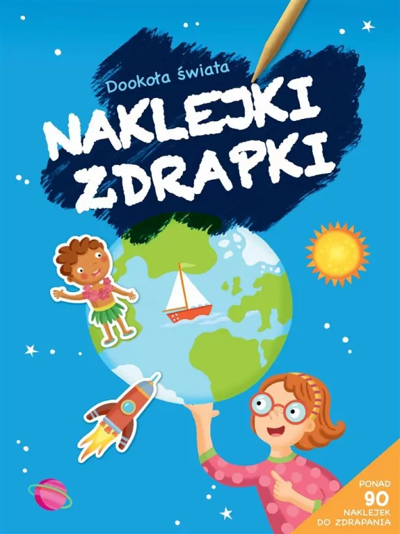 Naklejki zdrapki. Dookoła świata - tantis.pl