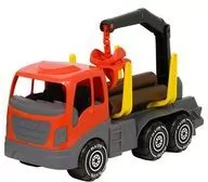 Ciężarówka z drewnem i dźwigiem Timber truck 45cm - tantis.pl