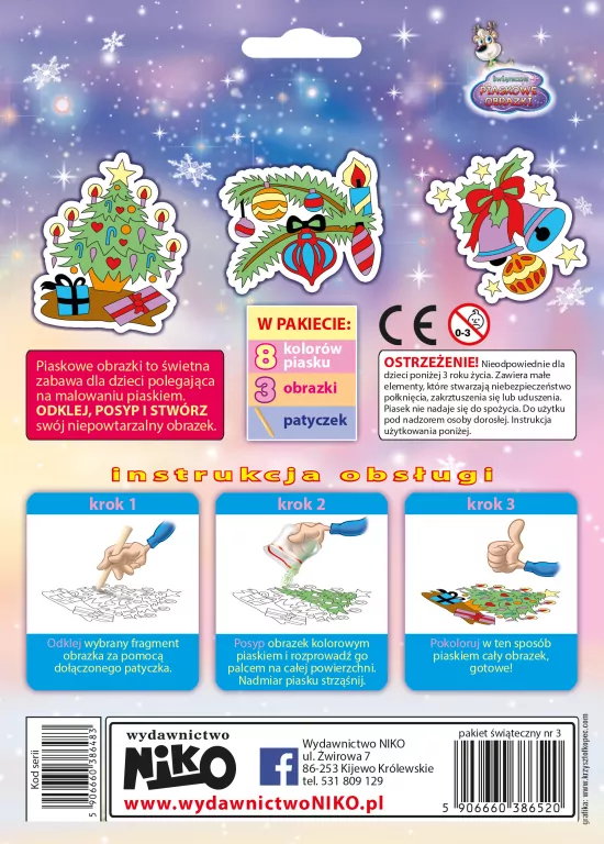 Piaskowe obrazki. Pakiet 3 - tantis.pl