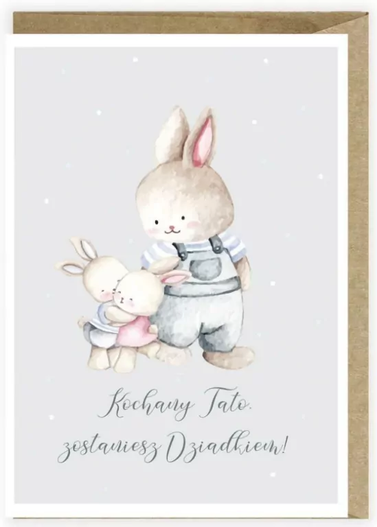 Kartka Zostaniesz Dziadkiem K120 - tantis.pl