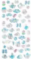 Naklejki candy drops blue - tantis.pl