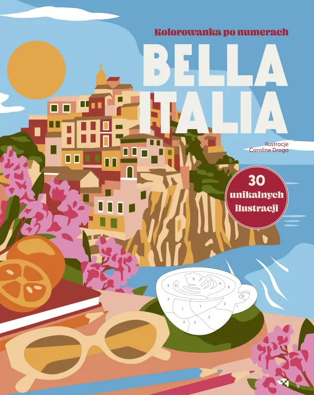 Bella Italia. Kolorowanka po numerach - tantis.pl