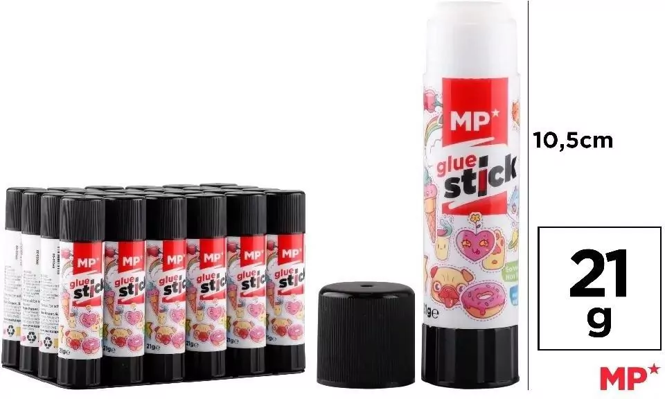 Klej w sztyfcie 21g MP. 24 sztuki - tantis.pl
