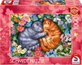 Puzzle PQ 1000 Aksamitne łapki - tantis.pl