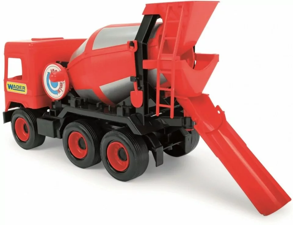 Betoniarka czerwona. Middle truck - tantis.pl
