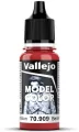 Vallejo: 70.909 - Model Color - Vermilion (18 ml) - tantis.pl