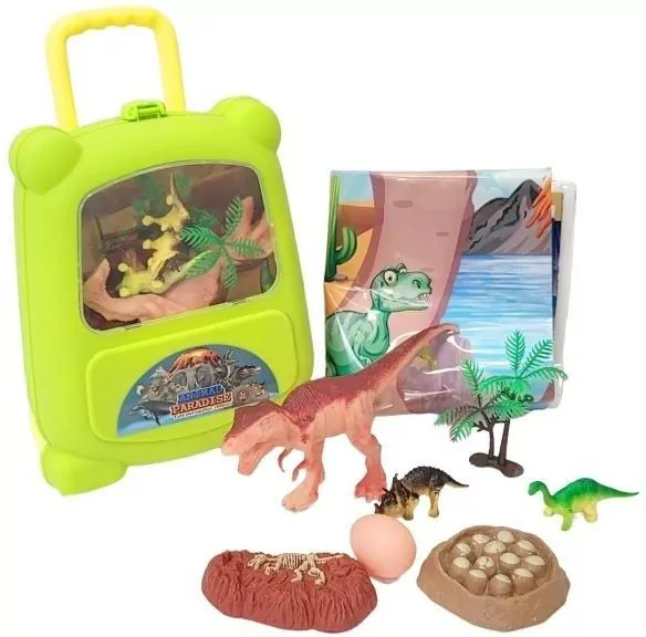 Zestaw dinozaurów w walizce - tantis.pl
