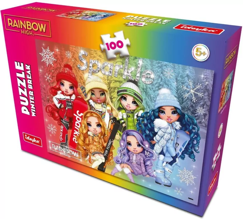 Puzzle 100 Rainbow High Winter Break - tantis.pl