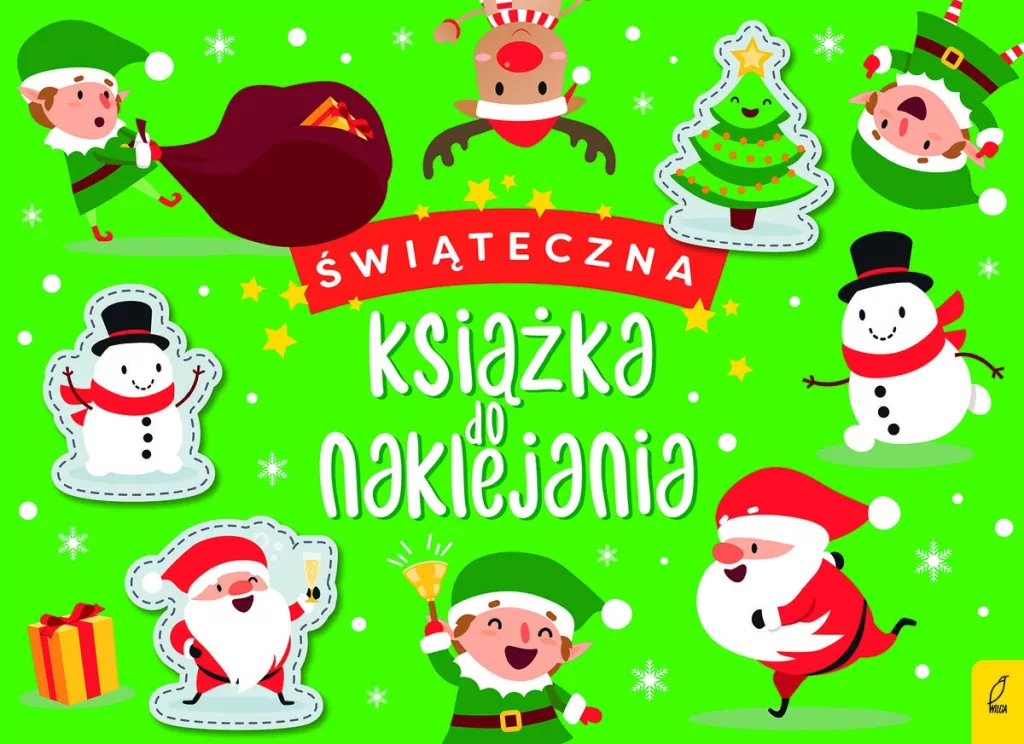 Świąteczna książka do naklejania - tantis.pl